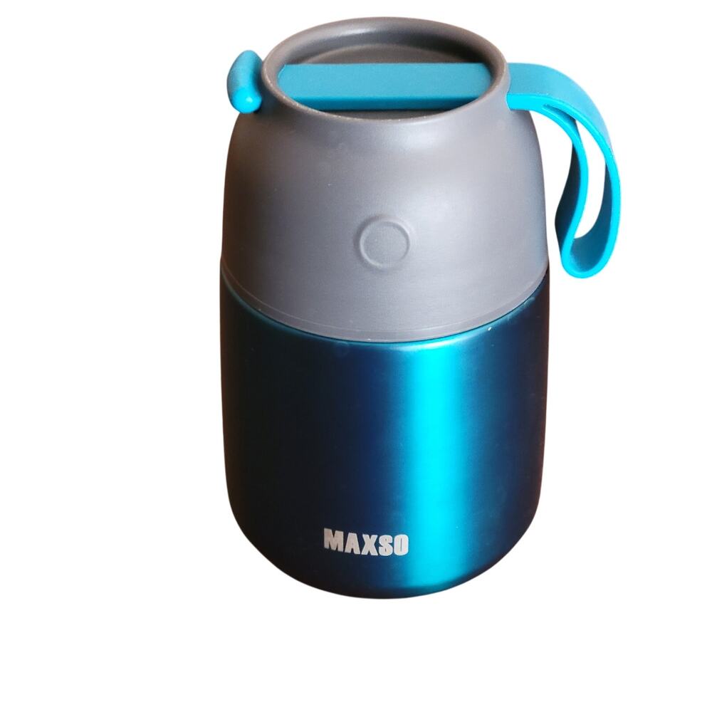 MAXSO Soup Thermo for Hot & Cold Vacuum Insulated Food Jar 24oz Matte Green